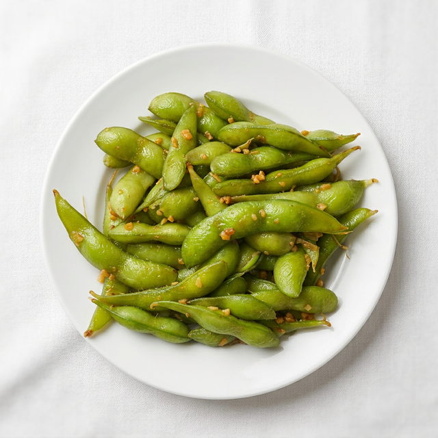 Garlic Butter Edamame.